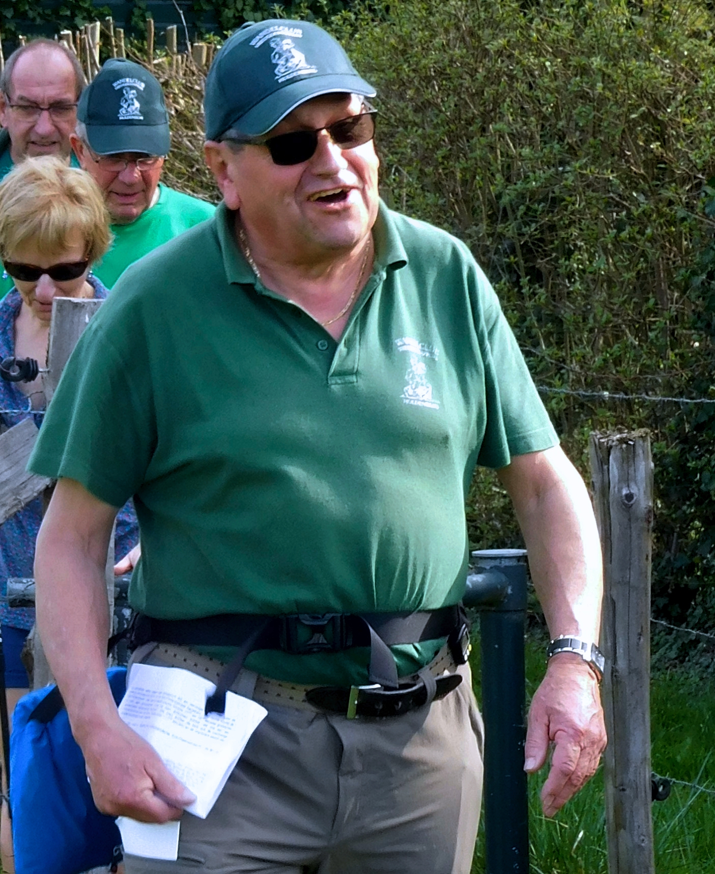 Polo, Unisex, korte mouw, 100% katoen, S tot XXL, donkergroen (34€)