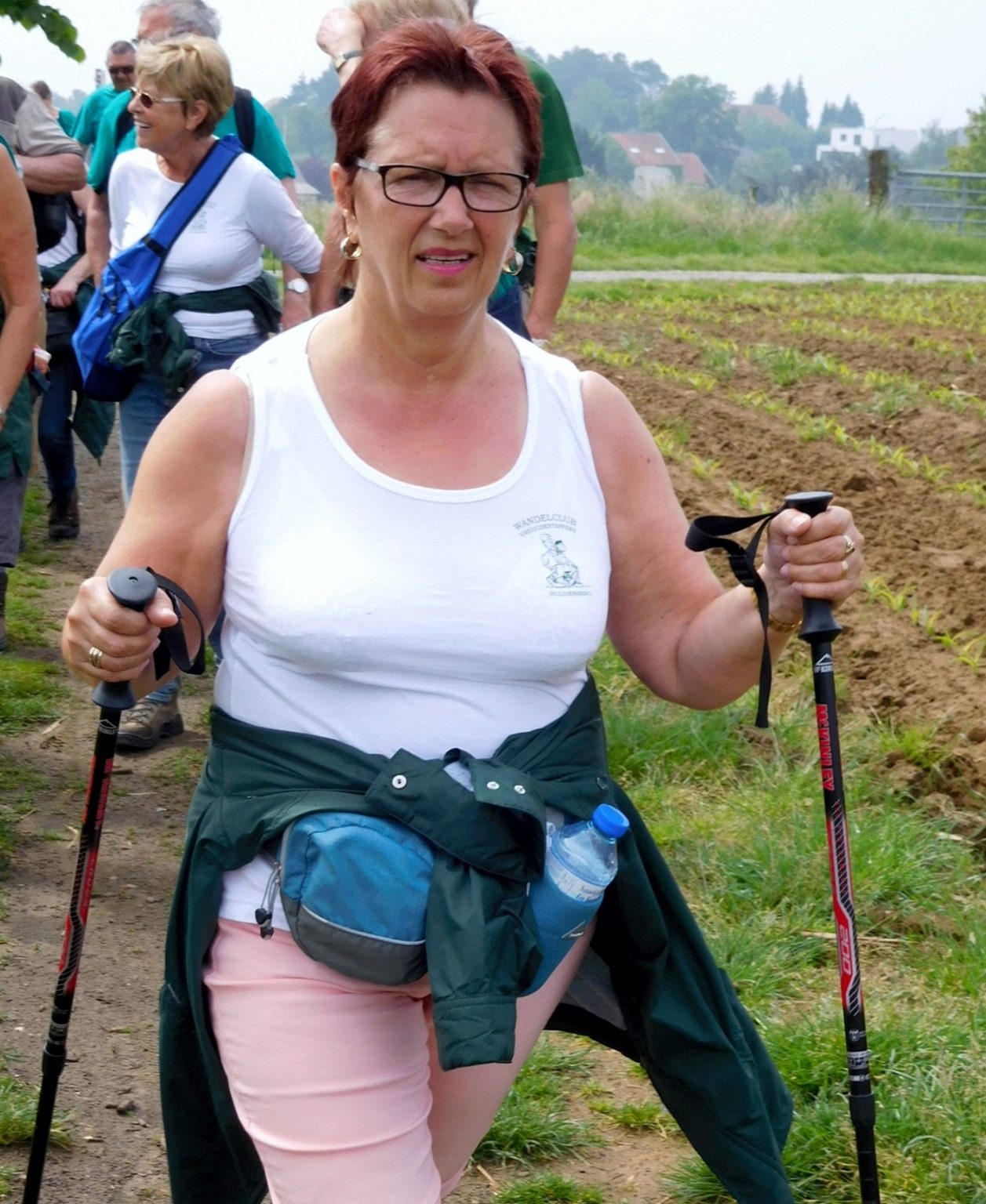 Topje Sol's Jane, ronde hals, mouwloos, 100% halfgekamd katoen, S tot XL, wit (7€)