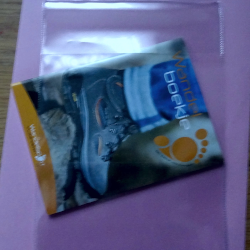Plastichoesje, bescherming wandelboekjes (1€)