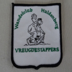 Logo, om op te naaien, wit-groen (3€)